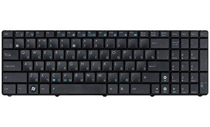 Клавиатура для ноутбука Asus (K50, K60, K70) Black, RU - фото 2