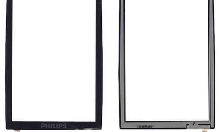 Тачскрин (Сенсорное стекло) для смартфона Philips Xenium X815 черный