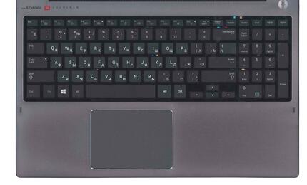 Клавиатура для ноутбука Samsung (NP670Z5E-X01) Black, (Black Frame), (Gray TopCase), RU - фото 2