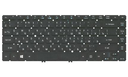 Клавиатура для ноутбука Acer Aspire V5-431, V5-431G, V5-431P, V5-431PG, V5-471, V5-471G, V5-471P с подсветкой (Light), Black, (No Frame) RU - фото 2