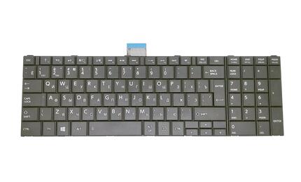 Клавиатура Toshiba Satellite (C50, C50D, C50-A, C50D-A, C55, C55-A, C55DT, C55DT-A) Black, RU (вертикальный энтер)