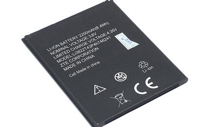 Аккумуляторная батарея для смартфона ZTE Li3822T43P4h746241 Blade A465 3.8V Black 2200mAh 8.4Wh