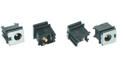 Разъем питания для ноутбука Toshiba Satellite A80, A85, A135, A505, C655, E105, L35, L300, L350, L500, P500, X500, X505, M105, PJ065. Лицевая поверхность разъёма металлическая