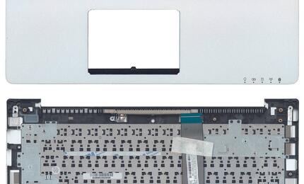 Клавиатура для ноутбука Asus VivoBook (S400CA) Black, (Silver TopCase), RU