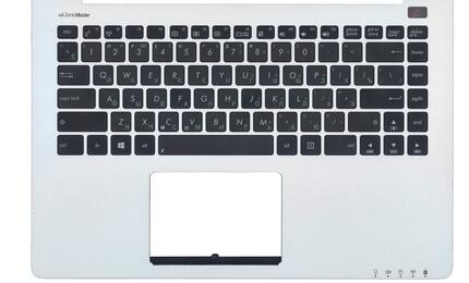 Клавиатура для ноутбука Asus VivoBook (S400CA) Black, (Silver TopCase), RU - фото 2