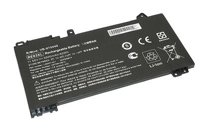 Аккумуляторная батарея для ноутбука HP RE03 ProBook 430 G6 11.55V Black 3500mAh OEM Аккумуляторная батарея для ноутбука HP RE03 ProBook 430 G6 11.55V Black 3500mAh OEM