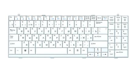 Клавиатура для ноутбука LG Xnote (P510) White, RU - фото 2