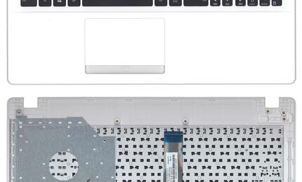 Клавиатура для ноутбука Asus (X551) Black, (White TopCase), RU