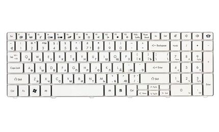 Клавиатура для ноутбука Acer Packard Bell (TM81) White, (No Frame), RU - фото 2