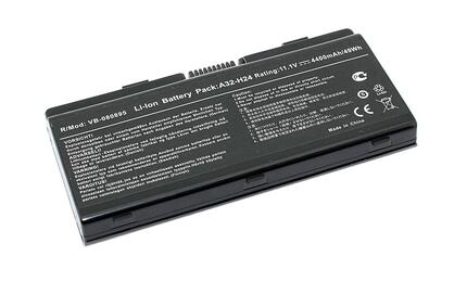 Аккумуляторная батарея для ноутбука Hasee A32-H24 Elegance A300 11.1V Black 4400mAh OEM Аккумуляторная батарея для ноутбука Hasee A32-H24 Elegance A300 11.1V Black 4400mAh OEM