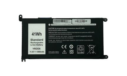 Аккумуляторная батарея для ноутбука Dell YRDD6 Inspiron 14Z-5482 11.4V Black 3600mAh OEM Аккумуляторная батарея для ноутбука Dell YRDD6 Inspiron 14Z-5482 11.4V Black 3600mAh OEM