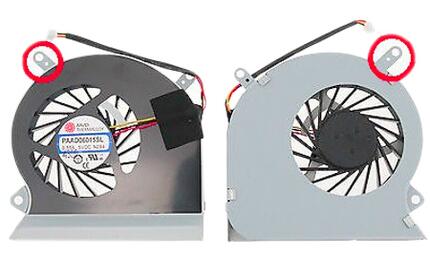 Вентилятор для ноутбука MSI GE60, GP60, MS-16GA 5V 0.55A 3-pin AAVID - фото 2