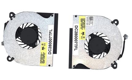 Вентилятор для ноутбука Dell Latitude E6400, E6410, E6500, E6510, Asus U43, 5V 0.5A 4-pin Forcecon