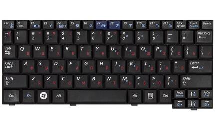 Клавиатура для ноутбука Samsung (NC10, N130, N110, NP-N110, NP-N130, N127) Black, RU - фото 2