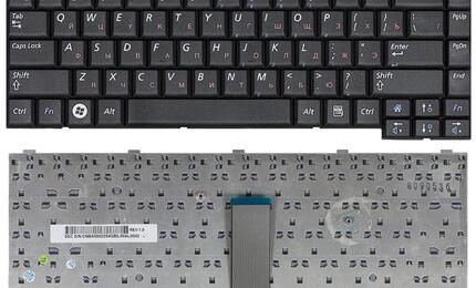 Клавиатура для ноутбука Samsung (Q310, Q308) Black, RU
