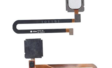 Шлейф со сканером отпечатка пальца для Xiaomi Mi 5S Plus белый