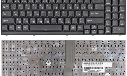 Клавиатура для ноутбука LG (LW60) Black, (Black Frame) RU