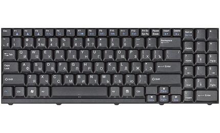 Клавиатура для ноутбука LG (LW60) Black, (Black Frame) RU - фото 2