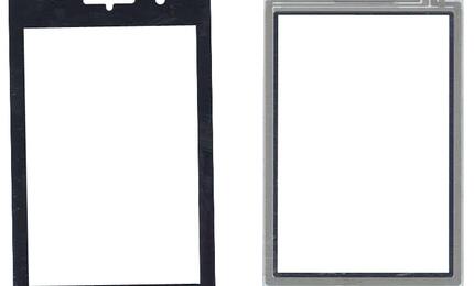 Тачскрин (Сенсорное стекло) для смартфона Philips Xenium W727 черный