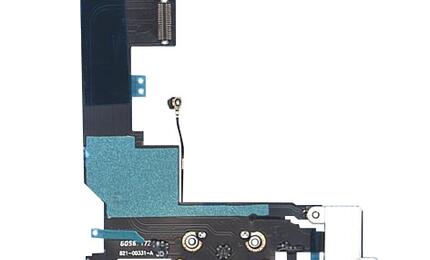 Шлейф разъема питания с аудио-разъемом для Apple iPhone SE белый