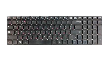 Клавиатура для ноутбука Samsung (RC710, RC711) Black, (No Frame) RU - фото 2