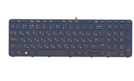 Клавиатура для ноутбука HP ProBook (450 G3, 455 G3, 470 G3, 450 G4, 455 G4, 470 G4) с подсветкой (Light), Black, (Black Frame), RU - фото 2