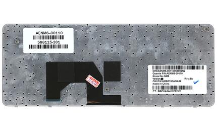 Клавиатура для ноутбука HP Mini (210-2000) Black, (Black Frame) RU - фото 3