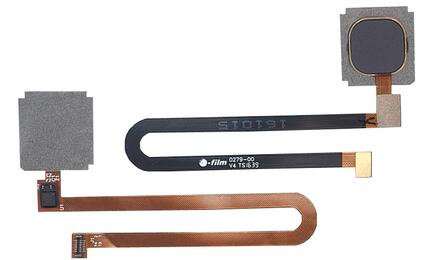 Шлейф со сканером отпечатка пальца для Xiaomi Mi 5S Plus черный