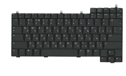 Клавиатура для ноутбука HP Compaq Presario (1100, 2100, 2200), Pavilion (ZE4000, ZE4010, ZE4100, ZE4200, ZE4300, ZE4400, ZE4500, ZE4600, ZE4700, ZE4800, ZE4900, ZE5000, ZE5100, ZE5200, ZE5300, ZE5400, ZE5500, ZE5600, ZE5700), HP COMPAQ (NX9000) Black, RU - фото 2