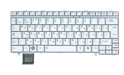 Клавиатура для ноутбука Toshiba Satellite (U300, U305, Tecra M8) Silver, RU - фото 2