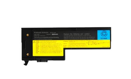 Аккумуляторная батарея для ноутбука Lenovo-IBM 92P1168 ThinkPad X60 14.8V Black 2600mAh OEM Аккумуляторная батарея для ноутбука Lenovo-IBM 92P1168 ThinkPad X60 14.8V Black 2600mAh OEM - фото 6