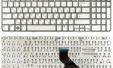 Клавиатура для ноутбука HP Compaq Presario CQ60 Silver, RU