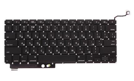 Клавиатура Apple MacBook Pro (A1286) (2011, 2012 года) с подсветкой (Light), Black, (No Frame), с (SD), RU (горизонтальный энтер) - фото 2