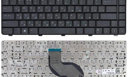 Клавиатура для ноутбука Dell Inspiron (14V, 14R, N4010, N4030, N5030) Black, RU