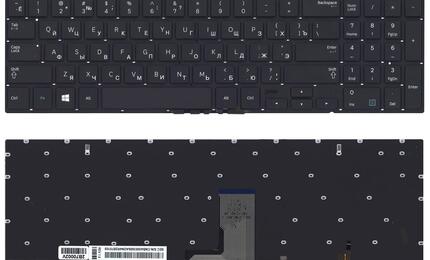 Клавиатура для ноутбука Samsung (NP670Z5E-X01) Black (No Frame), RU