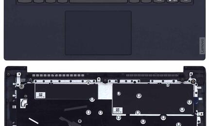 Клавиатура для ноутбука Lenovo IdeaPad S340-14IWL Black, (Dark blue TopCase) RU