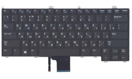Клавиатура для ноутбука Dell Latitude (E7440), с указателем (Point Stick) Black, RU - фото 2