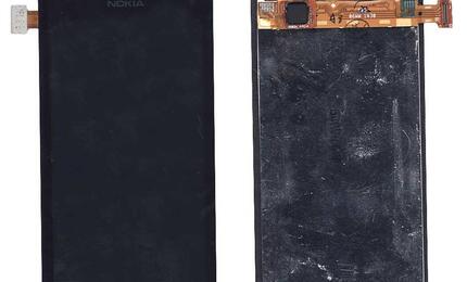 Матрица с тачскрином (модуль) для Nokia Lumia 530 черный
