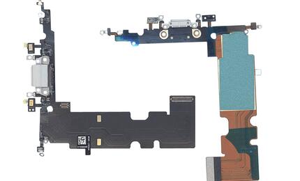 Шлейф разъема питания для смартфона Apple iPhone 8 Plus белый