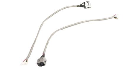 Разъем питания для ноутбука HP Pavilion DV7-1000, HP DV7, DV7T, DV7Z, DV7-1000, DV7-1000EA, DV7-1060EG, DV7-1175NR, DC301003H00, DC301004S00, с кабелем HY-HP033