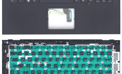 Клавиатура для ноутбука Sony Vaio (VPCZ2) Black, (Black TopCase), RU