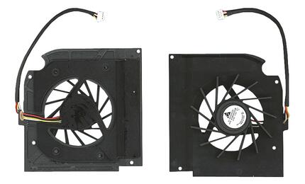 Вентилятор (кулер) для ноутбука HP Pavilion DV9000, DV9100, DV9200, DV9300, DV9400, DV9500, DV9600, DV9700, DV9800, 5V 0.4A 4pin Brushless