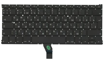 Клавиатура для ноутбука Apple MacBook Air 2010+ (A1369) (2012, 2013, 2014, 2015 года), Black, (No Frame), RU (вертикальный энтер) - фото 2