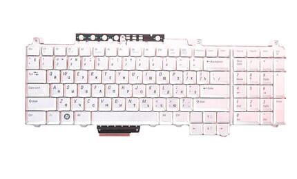 Клавиатура для ноутбука Dell Inspiron (1700, 1721, Vostro 1700, XPS M1720 M1721 M1730) Silver, RU - фото 3