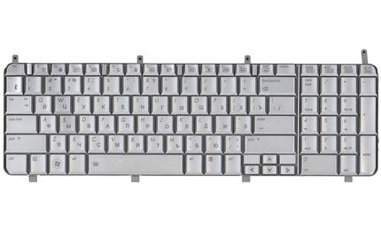 Клавиатура для ноутбука HP Pavilion (HDX18) с подсветкой (Light), Silver, RU - фото 2