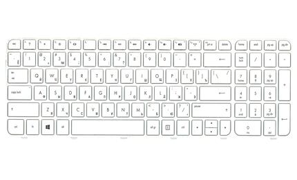 Клавиатура для ноутбука HP Pavilion (G6-2000) White, (White Frame) RU - фото 2
