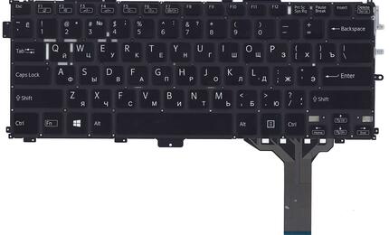 Клавиатура для ноутбука Sony (SVP13) Black, (No Frame) RU - фото 2