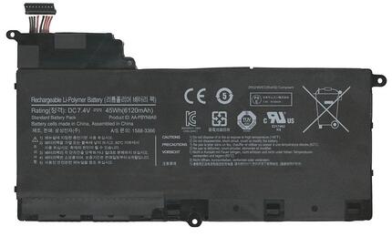 Аккумуляторная батарея для ноутбука Samsung AA-PBYN8AB 530U4B 7.4V Black 6120mAh