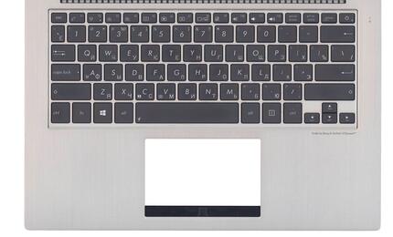 Клавиатура для ноутбука Asus (UX32) Black, с подсветкой (Light), (Silver TopCase), RU - фото 2