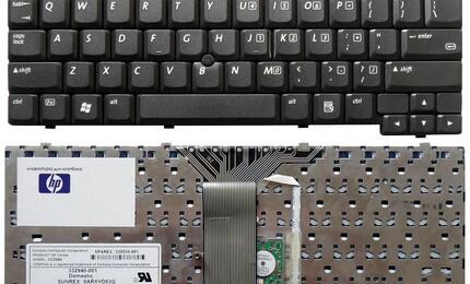 Клавиатура для ноутбука HP Compaq NC4000, NC4010 с указателем (Point Stick), Black, RU